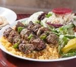 Steak Skewers (Souvlaki) 28 DINNER STEAK SKEWER DINNER edited Pixlr